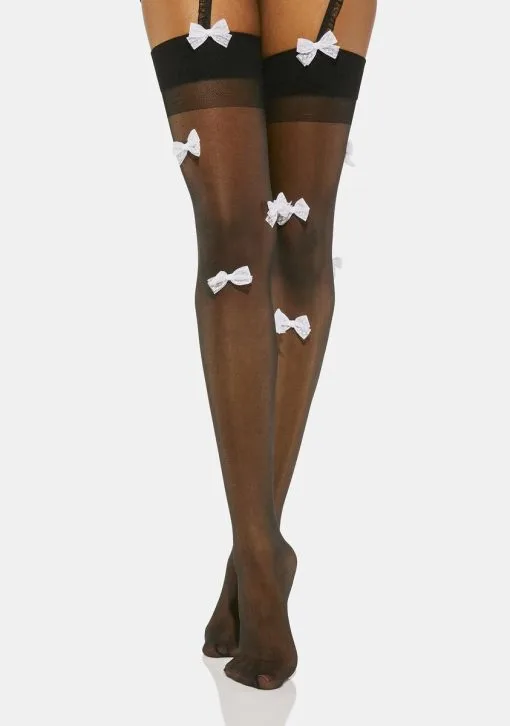 X_PTLHZ Take Some Bows Thigh Highs -Outlet Tights Store nTZCelgERoIboWi2EdujeUYnjD9UzV6R 24