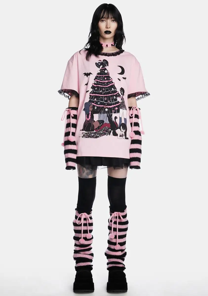 The Grave Girls Pity Me Tonight Striped Arm And Leg Warmer Set 5 The Grave Girls Pity Me Tonight Striped Arm And Leg Warmer Set - Image 3