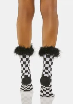 X_PTLHZ Black Check Me Out Crew Socks -Outlet Tights Store nk7NEdmyZjgndy1MCYJmyDc0sqFlKR5A 24