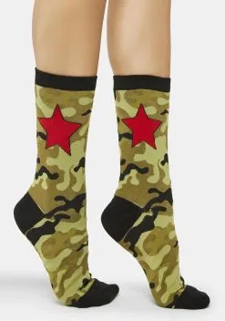 X_CIEL Untimely Premonition Crew Socks