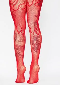 X_Leg Avenue Flame On Fishnet Tights -Outlet Tights Store oS0KKAlyUN9YedZo0KJyeOtBEZSn4i9U 24