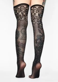 X_Leg Avenue Elegance N' Bliss Rhinestone Stockings -Outlet Tights Store oygQZe9pjNbzss0Yo8vQliKRcOWFV97s 24