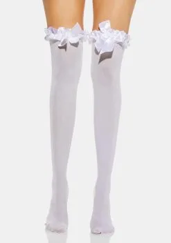 X_Music Legs Extra Fine Thigh High Socks