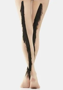 Outlet Tights Store 44 X_Leg Avenue Westward Forager Fringe Tights