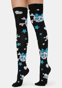 The Grave Girls About Me Thigh High Socks