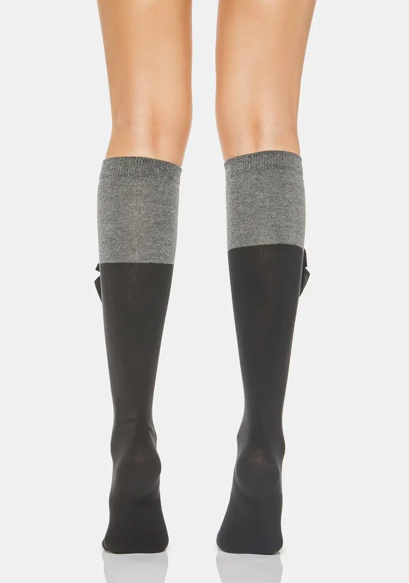 X_PTLHZ Head In The Books Knee High Socks 5 X_PTLHZ Head In The Books Knee High Socks - Image 3