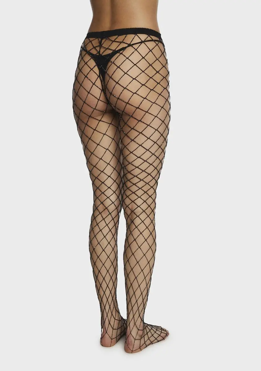 X_Leg Avenue Sparkle Sis Glitter Fishnets 5 X_Leg Avenue Sparkle Sis Glitter Fishnets - Image 3
