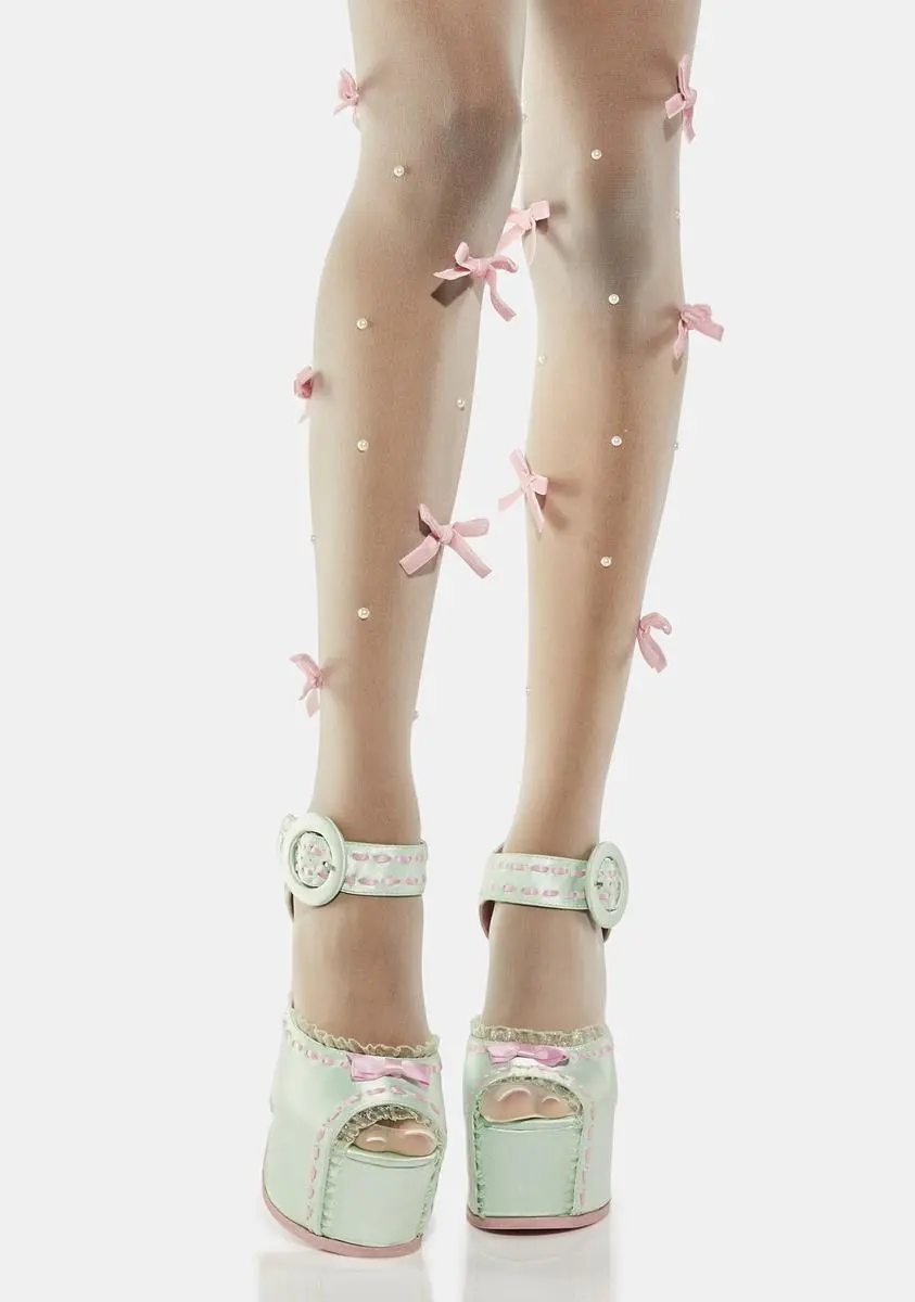 X_PTLHZ Pretty False Impression Bow Tights 3 X_PTLHZ Pretty False Impression Bow Tights