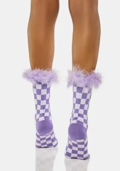 X_PTLHZ Purple Check Me Out Crew Socks -Outlet Tights Store wWUh0d1ct2bYMtWRuaDNO91lWTBe4kPD 24
