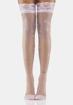 X_PTLHZ Flashy Mood Thigh Highs